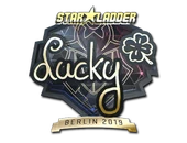 Sticker | Lucky (Gold) | Berlin 2019 image