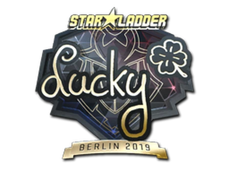 Sticker | Lucky (Gold) | Berlin 2019 image