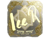 Sticker | 1eeR (Gold) | Austin 2025 image