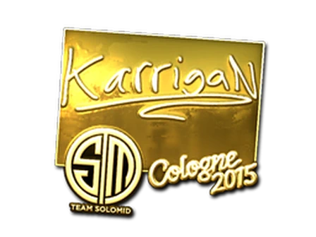 Sticker | karrigan (Gold) | Cologne 2015 image
