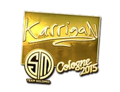 Sticker | karrigan (Gold) | Cologne 2015 image