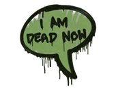 Sealed Graffiti | Dead Now (Battle Green) image