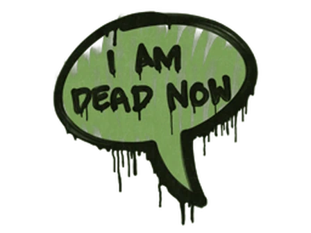 Sealed Graffiti | Dead Now (Battle Green) image