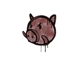 Sealed Graffiti | Piggles (Brick Red) image