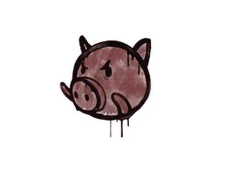 Sealed Graffiti | Piggles (Brick Red) image