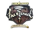 Sticker | facecrack (Gold) | Berlin 2019 image