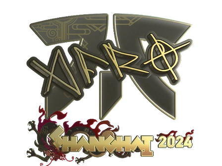 Sticker | afro (Gold) | Shanghai 2024 image