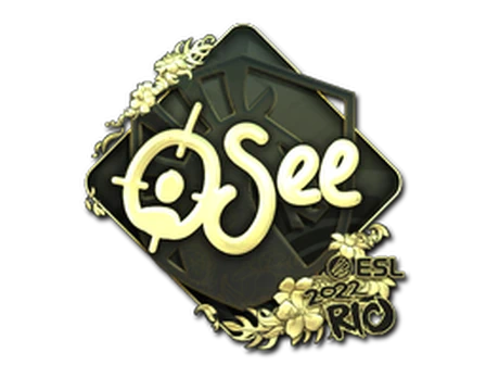 Sticker | oSee (Gold) | Rio 2022 image