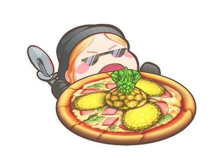 Sticker | Pineapple On Pizza (Lenticular) image