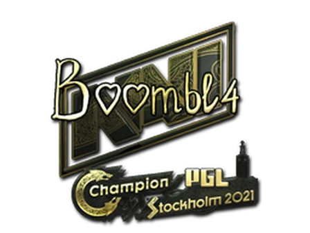 Sticker | Boombl4 (Gold) | Stockholm 2021 image