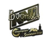 Sticker | Boombl4 (Gold) | Stockholm 2021 image
