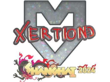 Sticker | xertioN (Glitter) | Shanghai 2024 image
