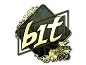 Sticker | b1t (Gold) | Rio 2022 image