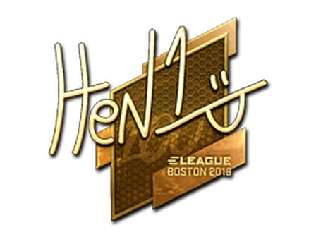 Sticker | HEN1 (Gold) | Boston 2018 image