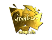 Sticker | stanislaw (Gold) | Cologne 2016 image