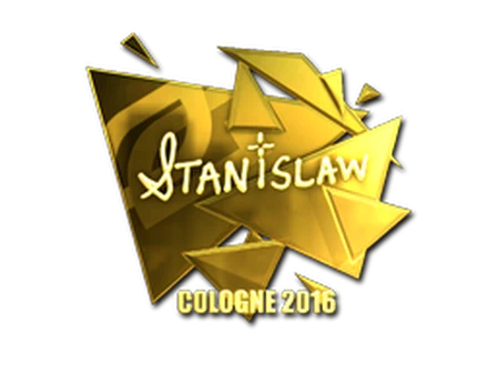 Sticker | stanislaw (Gold) | Cologne 2016 image