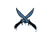 Sealed Graffiti | X-Knives (Monarch Blue) image