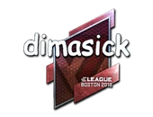 Sticker | dimasick (Foil) | Boston 2018 image