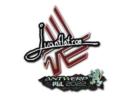 Sticker | juanflatroo (Glitter) | Antwerp 2022 image