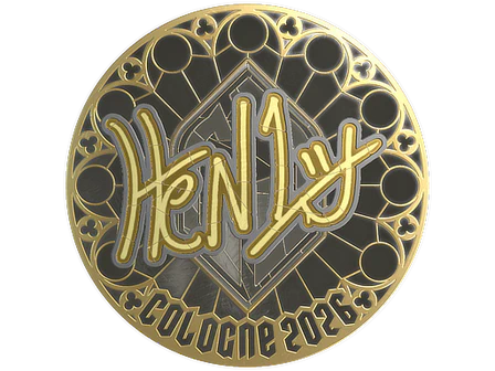 Sticker | HEN1 (Gold) | Cologne 2026 image