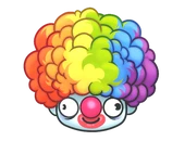 Sticker | Clown Wig image