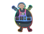 Sticker | Poorly Drawn Ava (Holo) image