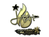 Sticker | jabbi (Gold) | Antwerp 2022 image