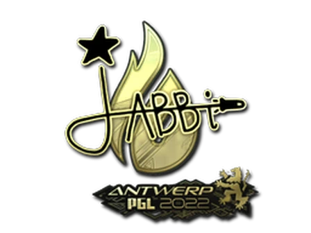Sticker | jabbi (Gold) | Antwerp 2022 image