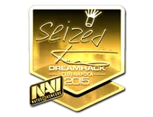 Sticker | seized (Gold) | Cluj-Napoca 2015 image