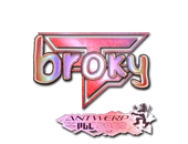 Sticker | broky (Holo) | Antwerp 2022 image
