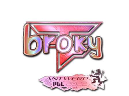 Sticker | broky (Holo) | Antwerp 2022 image