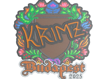 Sticker | KRIMZ (Embroidered) | Budapest 2025 image