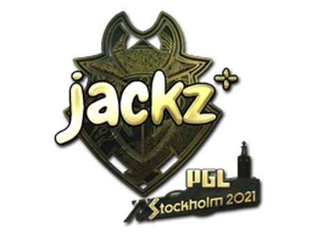 Sticker | JACKZ (Gold) | Stockholm 2021 image