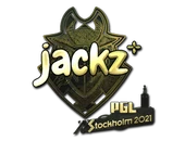 Sticker | JACKZ (Gold) | Stockholm 2021 image
