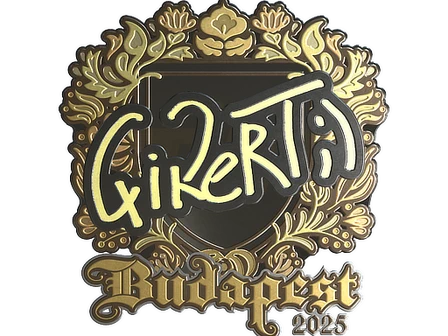 Sticker | qikert (Gold) | Budapest 2025 image