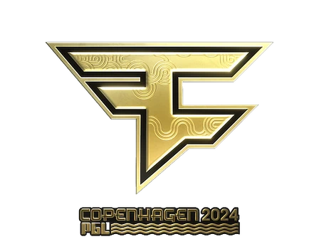 Sticker | FaZe Clan (Gold) | Copenhagen 2024 image