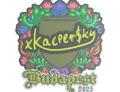 Sticker | xKacpersky (Embroidered) | Budapest 2025 image