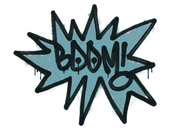Sealed Graffiti | BOOM (Wire Blue) image