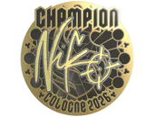 Sticker | NiKo (Gold, Champion) | Cologne 2026 image