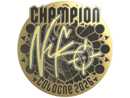 Sticker | NiKo (Gold, Champion) | Cologne 2026 image