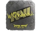 Sticker | w0nderful (Foil) | Austin 2025 image