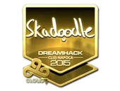 Sticker | Skadoodle (Gold) | Cluj-Napoca 2015 image