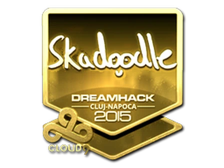 Sticker | Skadoodle (Gold) | Cluj-Napoca 2015 image