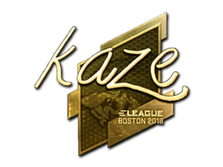Sticker | Kaze (Gold) | Boston 2018 image