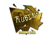Sticker | RUBINO (Gold) | Cologne 2016 image