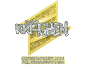 Sticker | kraghen (Glitter) | Copenhagen 2024 image