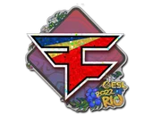 Sticker | FaZe Clan (Glitter) | Rio 2022 image