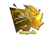 Sticker | shox (Gold) | Cologne 2016 image