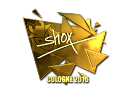 Sticker | shox (Gold) | Cologne 2016 image
