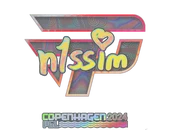 Sticker | n1ssim (Holo) | Copenhagen 2024 image